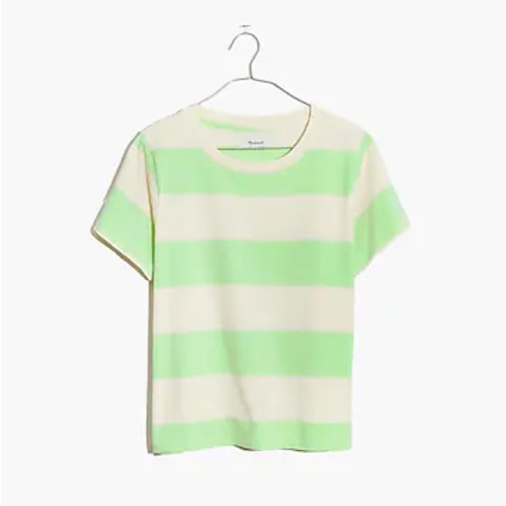 Supima® Cotton Essential Tee in Brookline Stripe Small